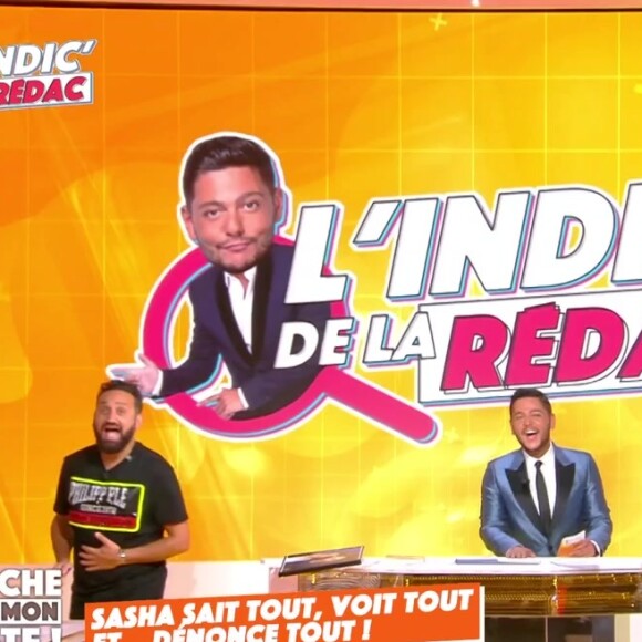 Sasha Elbaz présente sa chronique "L'indic de la rédac'" dans TPMP.