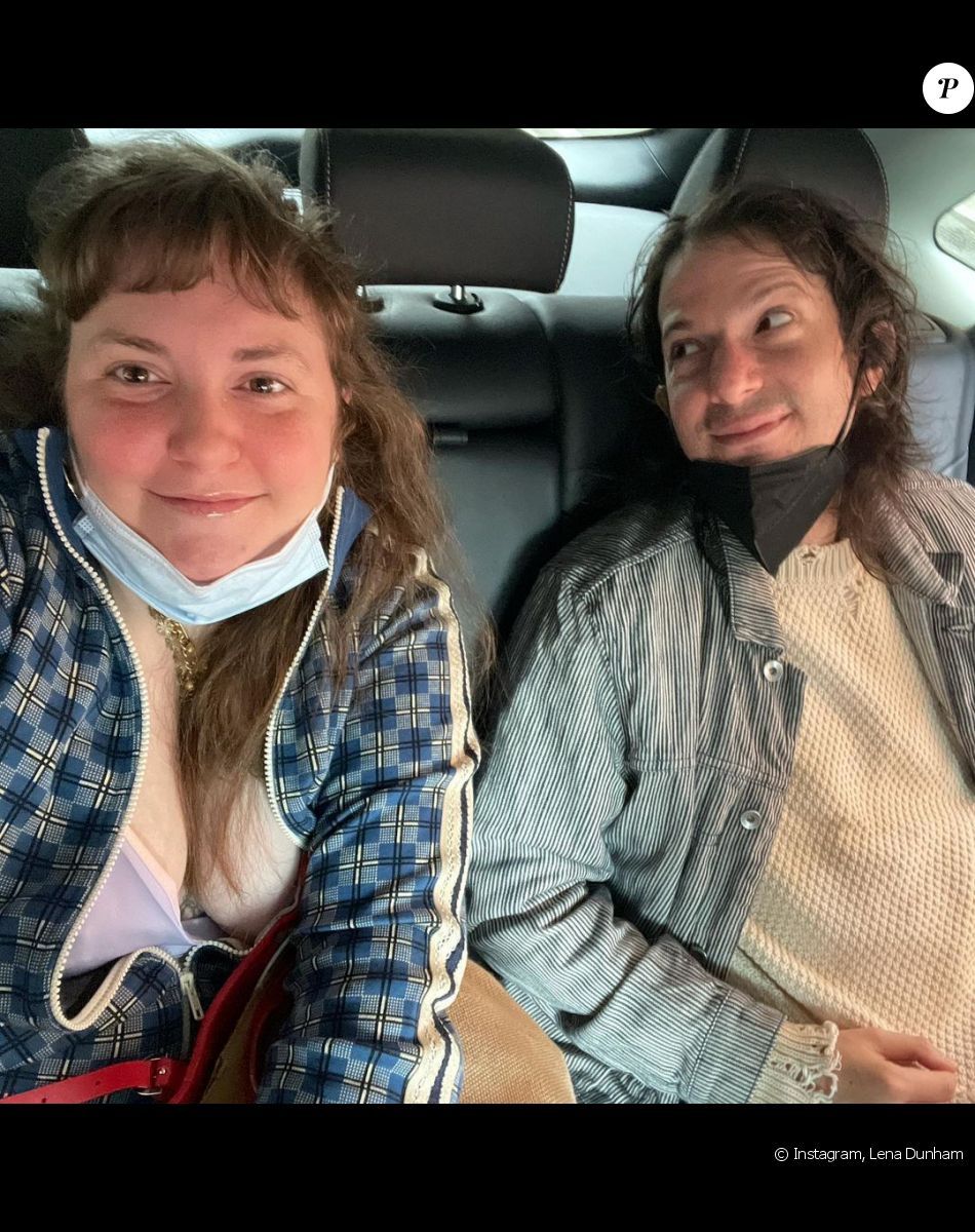 Lena Dunham et son compagnon Luis Felber sur Instagram.