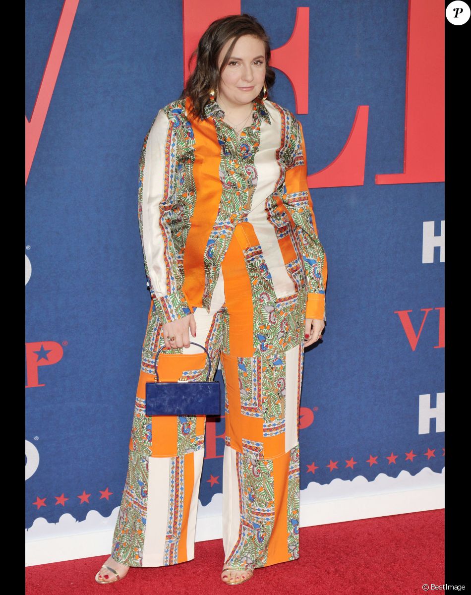 Lena Dunham au photocall de "Veep - Saison 7" à New York, le 26 mars 2019.