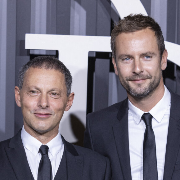 Marc-Olivier Fogiel et son mari Francois Roelants - Gala d'ouverture de la saison de la danse 2021/2022 au Palais Garnier à Paris le 24 septembre 2021 © Olivier Borde / Bestimage