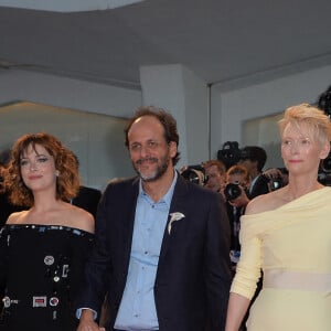 Ralph Fiennes, Corrado Guzzanti, Tilda Swinton, Luca Guadagnino, Dakota Johnson, Matthias Schoenaerts - Tapis rouge du film "A Bigger Splash" lors du 72ème festival du film de Venise (la Mostra), le 6 septembre 2015.