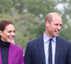 Le prince William et Kate Middleton en Irlande du Nord, à la Ulster University, le 29 septembre 2021.