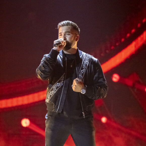 Kendji Girac - Concert hommage à Johnny Hallyday "Que je t'aime" à l'AccorHotels Arena Paris Bercy à Paris. Le 14 septembre 2021 © Borde-Jacovides-Moreau / Bestimage 