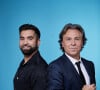 Kendji Girac et Roberto Alagna - Studio - Enregistrement de l'émission "Duos Mystères" à la Seine Musicale à Paris, qui sera diffusée le 12 juin sur TF1 © Gaffiot-Moreau / Bestimage