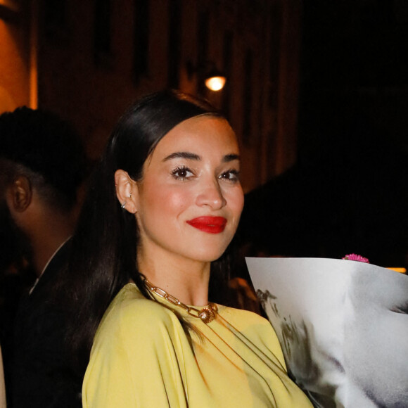 Camélia Jordana au défilé de mode Valentino lors de la la Fashion Week printemps/été 2022 au Carreau du Temple à Paris, France, le 1er octobre 2021. © Veeren Ramsamy-Christophe Clovis/Bestimage