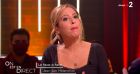 Léa Salamé, Laurent Ruquier, Harry Roselmack et Jean-Luc Mélenchon sur le plateau de l'émission "On est en direct", diffusée sur France 2.