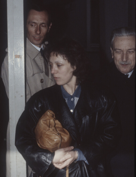 Christine Villemin, Maîtres Garreau et Mozer - Membres de la famille Villemin lors de l'enquête sur l'affaire Grégory en 1984