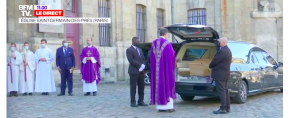 Messe en l'église Saint-Germain-des-Prés à Paris pour Bernard Tapie