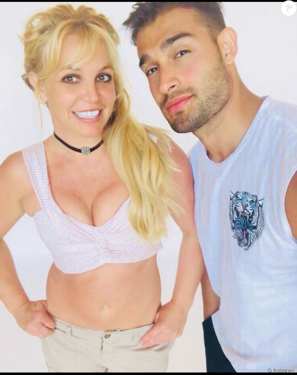 Britney Spears et son fiancé Sam Asghari. Juin 2020