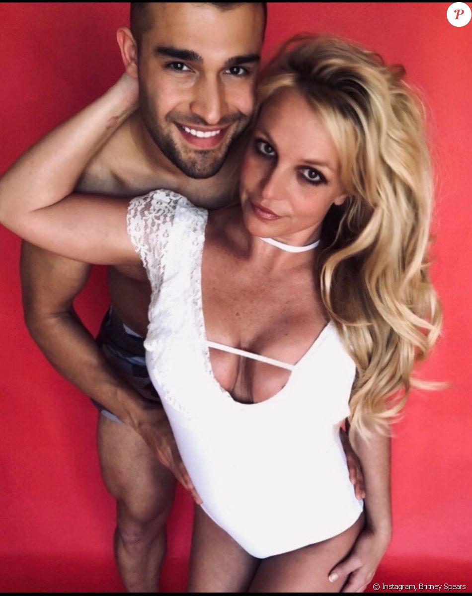 Britney Spears et son compagnon Sam Asghari.