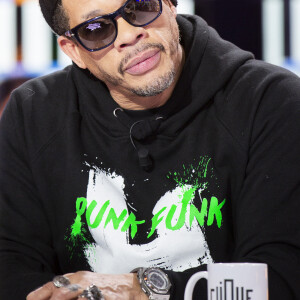 Exclusif - JoeyStarr - Enregistrement de l'émission "Clique" présentée par M. Achour sur Canal Plus à Issy-les-Moulineaux le 9 mars 2020. © Jack Tribeca/Bestimage