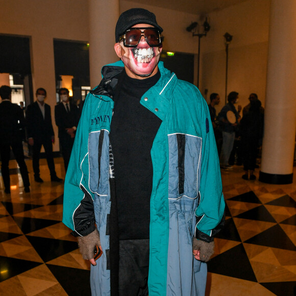 JoeyStarr - Défilé de mode Lanvin lors de la Fashion Week printemps/été 2022 à Paris, le 3 octobre 2021. © Veeren Ramsamy-Christophe Clovis/Bestimage