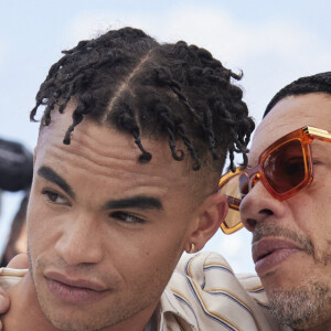 Théo Christine, JoeyStarr - Photocall du film "Suprêmes" lors du 74e Festival international du film de Cannes, le 11 juillet 2021. © Borde / Jacovides / Moreau / Bestimage