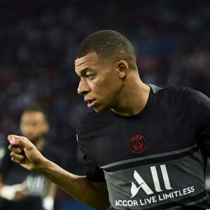 Kylian Mbappe (PSG) - Match de football ligue 1 Uber Eats PSG - Montpellier au Parc des Princes à Paris. © JB Autissier / Panoramic / Bestimage
