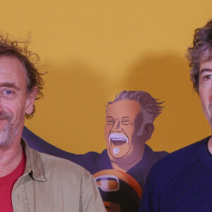 Exclusif - Jean-Paul Rouve et François Desagnat lors du festival CineComédies à Lille, le 1er octobre 2021. © Stéphane Vansteenkiste/Bestimage