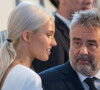 Luc Besson et Sasha Luss - Première de "Valerian et la Cité des Mille Planètes" à Moscou.