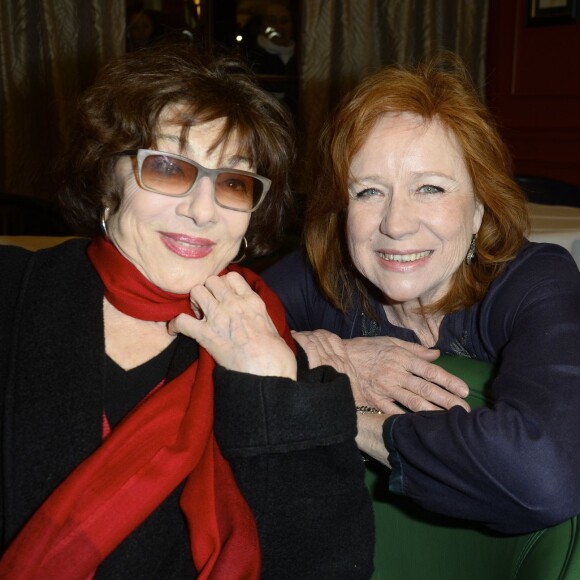 Judith Magre et Eva Darlan - Première édition du prix Régine Deforges au restaurant Macéo à Paris le 14 mars 2016. © Coadic Guirec/Bestimage