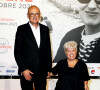 Benoist Gérard et sa femme Mimie Mathy - Cérémonie d'ouverture du Festival Lumière 2021 à Lyon le 9 octobre 2021. © Dominique Jacovides / Bestimage
