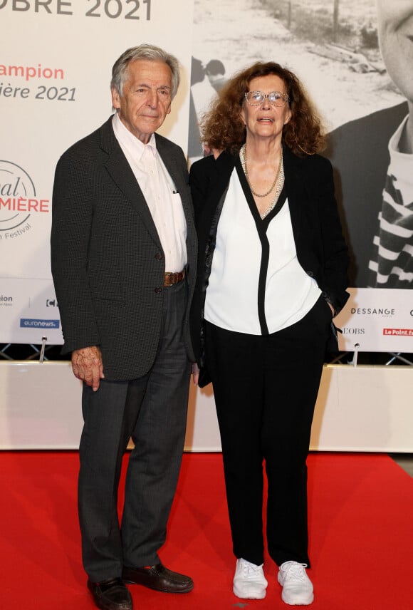 Costa Gavras et sa femme Michèle Ray-Gavras - Cérémonie d'ouverture du Festival Lumière 2021 à Lyon le 9 octobre 2021. © Dominique Jacovides / Bestimage 