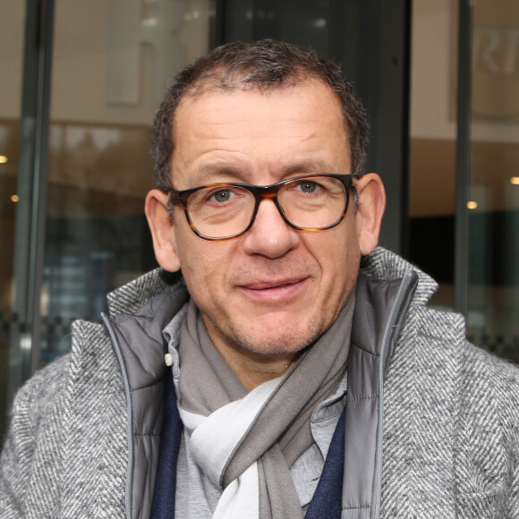 Dany Boon - Personnalités à la sortie de studios de radio à Paris. Le 15 janvier 2019