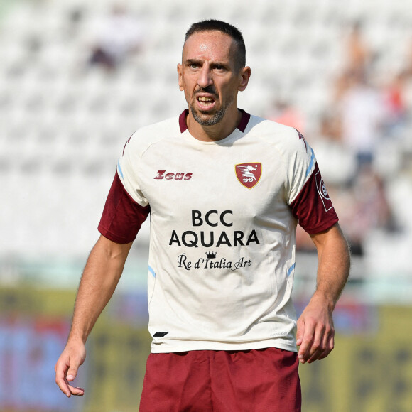 Franck Ribéry fait sa première apparition sous le maillot de la Salernitana lors du match de Serie A l'opposant au Torino au stade Olympique de Turin, Italie, le 12 septembre 2021. © Reporter Torino/LPS/Zuma Press/Bestimage