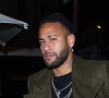Exclusif - Neymar Jr. arrive à l'anniversaire de C.Bruna au restaurant Giusé Trattoria à Paris, France. © Tiziano Da Silva-Pierre Perusseau/Bestimage