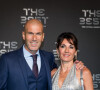 Zinedine Zidane et sa femme Véronique arrivent à la cérémonie des Trophées Fifa 2018 au Royal Festival Hall à Londres, le 25 septembre 2018. © Cyril Moreau/Bestimage