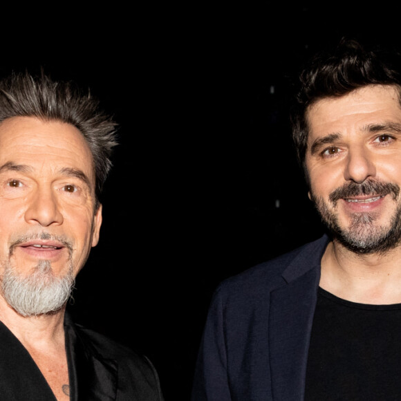 Florent Pagny et Patrick Fiori - Backstage de l'enregistrement de l'émission "La grande soirée du 31 à Versailles", qui sera diffusée sur France 2. Le 14 décembre 2020 © Tiziano Da Silva - Cyril Moreau / Bestimage 