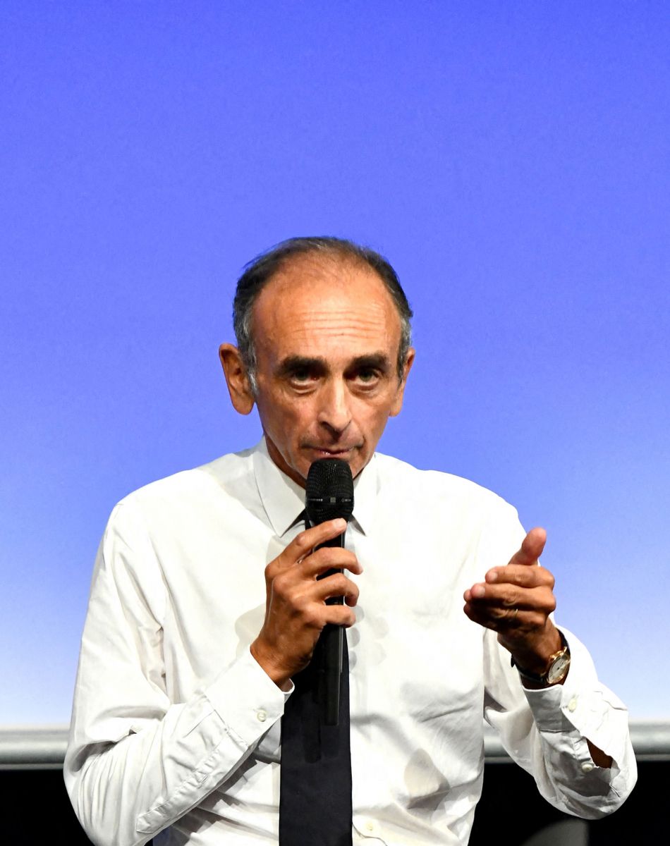 Eric Zemmour est à Nice, le 18 septembre 2021, pour présenter son nouveau livre : La France n'a pas dit son dernier mot. Au Palais des Congrès Acropolis de Nice, mille deux cents lecteurs sont venus écouter puis échanger avec le polémiste Eric Zemmour.