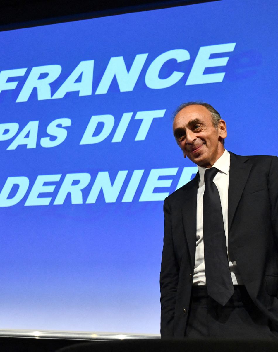 Eric Zemmour est à Nice, le 18 septembre 2021, pour présenter son nouveau livre : La France n'a pas dit son dernier mot. Au Palais des Congrès Acropolis de Nice, mille deux cents lecteurs sont venus écouter puis échanger avec le polémiste Eric Zemmour.