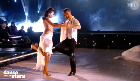 Vaimalama Chaves et Christian Millette lors du prime de "Danse avec les stars 2021" du 15 octobre, sur TF1