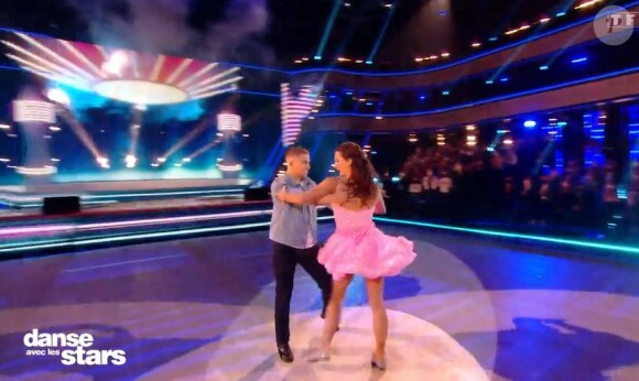 Michou et Elsa Bois lors du prime de "Danse avec les stars 2021" du 15 octobre, sur TF1