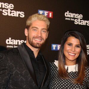 Karine Ferri et Yann-Alrick Mortreuil au photocall de l'émission "Danse Avec Les Stars - Saison 7" à Boulogne-Billancourt, le 28 septembre 2016. © Denis Guignebourg/Bestimage