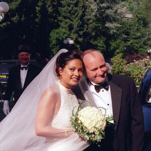 Mariage de Phil Collins et Orianne Cevey à l'hôtel Beau-Rivage. Lausanne.