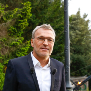 Laurent Ruquier - Enregistrement de l'émission "On n'est pas couché" à la Villa Domergue lors du 71e Festival de Cannes le 9 mai 2018. © Philippe Doignon/Bestimage