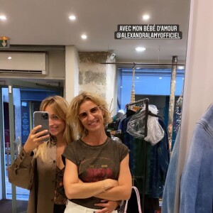 Chloé Jouannet partage un moment de détente avec sa mère Alexandra Lamy, sur Instagram, le samedi 18 septembre 2021.