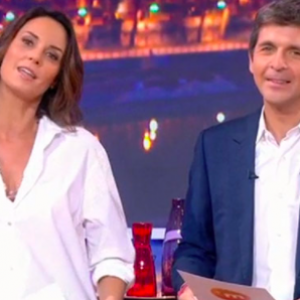 Thomas Sotto et Julia Vignali dans "Télématin" - France 2