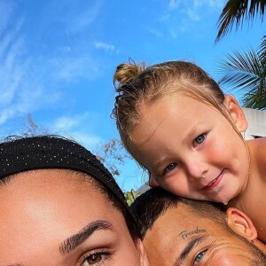 Jazz, Laurent et leur fils Cayden aux maldives