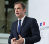 Olivier Véran, ministre de la Santé, annonce le déploiement de l'espace numérique de santé, à partir du 1er janvier 2022, à la Station F à Paris