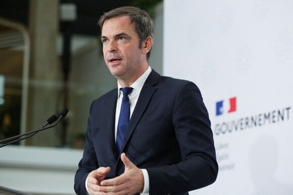 Olivier Véran, ministre de la Santé, annonce le déploiement de l'espace numérique de santé, à partir du 1er janvier 2022, à la Station F à Paris