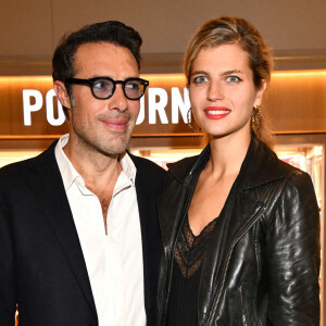 Nicolas Bedos, le président du Jury, et sa compagne, Pauline Desmonts - Soirée d'ouverture de la 3e édition du Festival Cinéroman au cinéma Pathé Gare du Sud à Nice. © Bruno Bebert / Bestimage