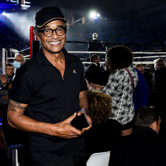Yannick Noah - People et politiques se retrouvent au gala de boxe "La Conquête" au stade Roland Garros à Paris le 10 septembre 2021 © JB Autissier / Panoramic / Bestimage