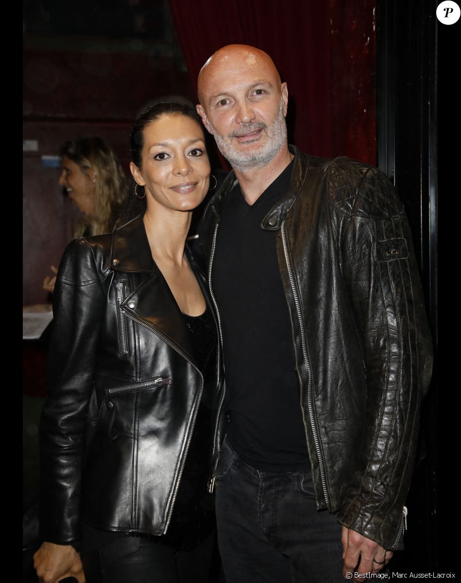 Semi-exclusif - Frank Leboeuf et sa femme Chrislaure Nollet - Dîner de l'équipe de France 98 au Buddha-Bar à Paris à l'occasion des 20 ans de la victoire de l'équipe de France, le 11 juin 2018. © Marc Ausset-Lacroix/Bestimage