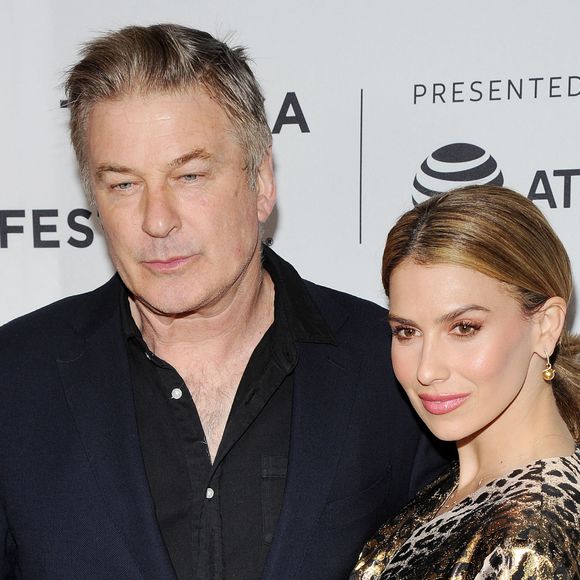 Alec Baldwin et sa femme Hilaria à la première de "Framing John DeLorean" lors du Festival du Film de Tribeca 2019 à New York, le 30 avril 2019. 