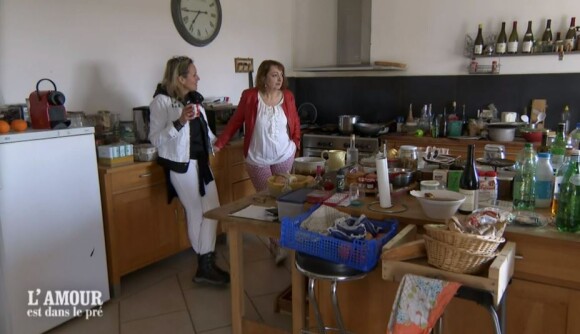 Marie-Jeanne et Stéphanie lors de l'épisode de "L'amour est dans le pré 2021" du 1er novembre, sur M6