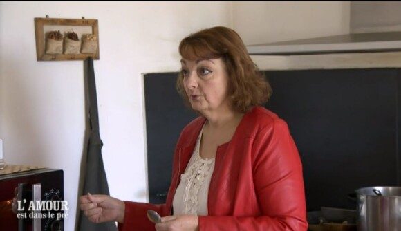 Marie-Jeanne lors de l'épisode de "L'amour est dans le pré 2021" du 1er novembre, sur M6