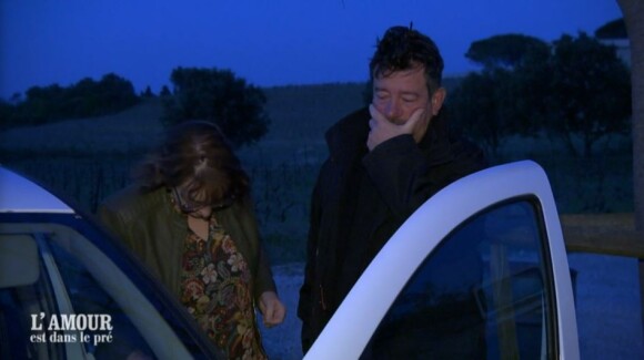 Vincent le Vigneron avec sa prétendante Marie-Jeanne lors de l'épisode de "L'amour est dans le pré 2021" du 1er novembre, sur M6