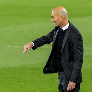 Zinedine Zidane - Liga espagnole - Match de football entre le Real Madrid et Osasuna (2-0) à Madrid. Credit Image: © Irina R. Hipolito/AFP7 via ZUMA Wire