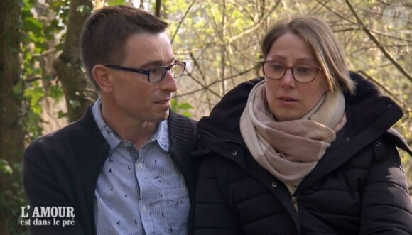 Hervé et sa prétendante Stéphanie dans "L'amour est dans le pré 2021" sur M6