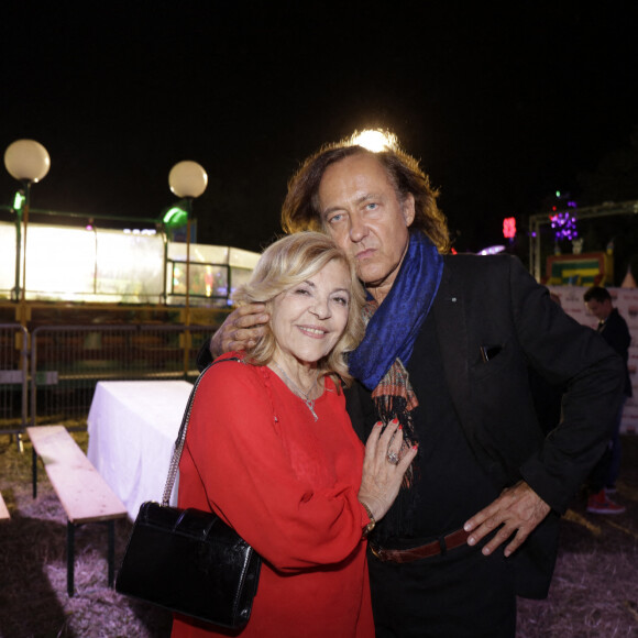 Nicoletta et son mari Jean-Christophe Molinier - Inauguration de la "Fête à Neuneu" sur la pelouse de la Muette au Bois de Boulogne, à Paris. Le 3 septembre 2021. © Cédric Perrin/Bestimage